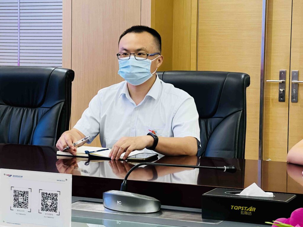 Party activist Wu Jinhua spoke